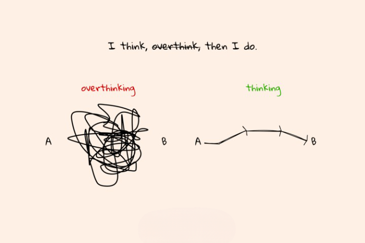 How can I stop overthinking every little thing?