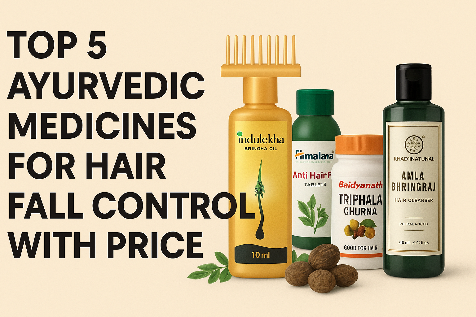 Ayurvedic medicine for hair fall control can completely transform your hair health naturally.